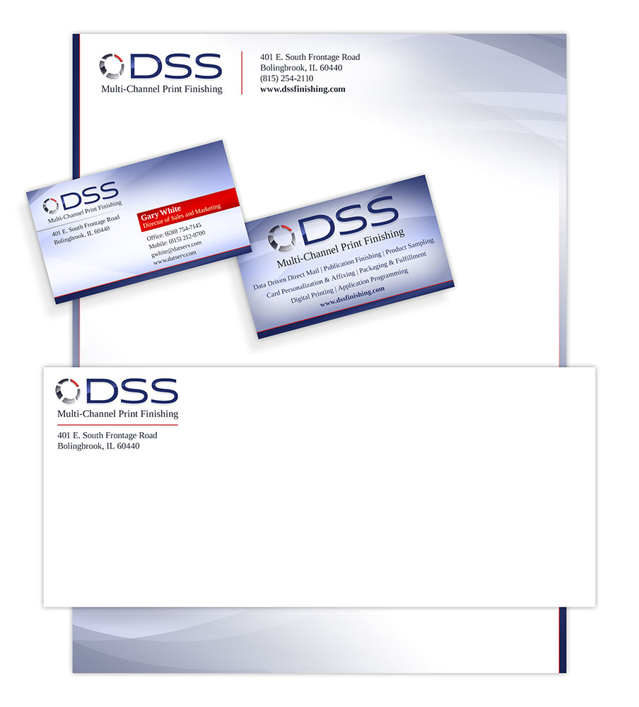 Printing company business suite design