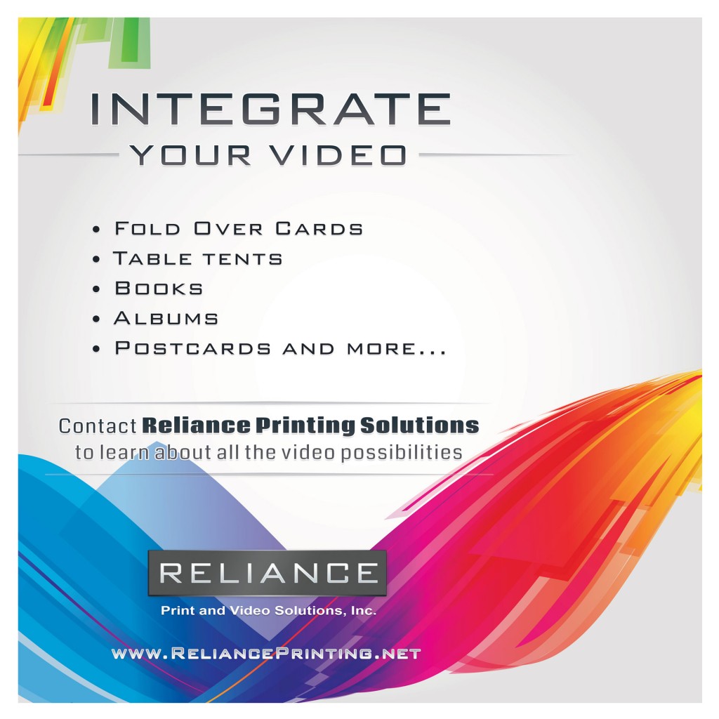 Video book design for print broker