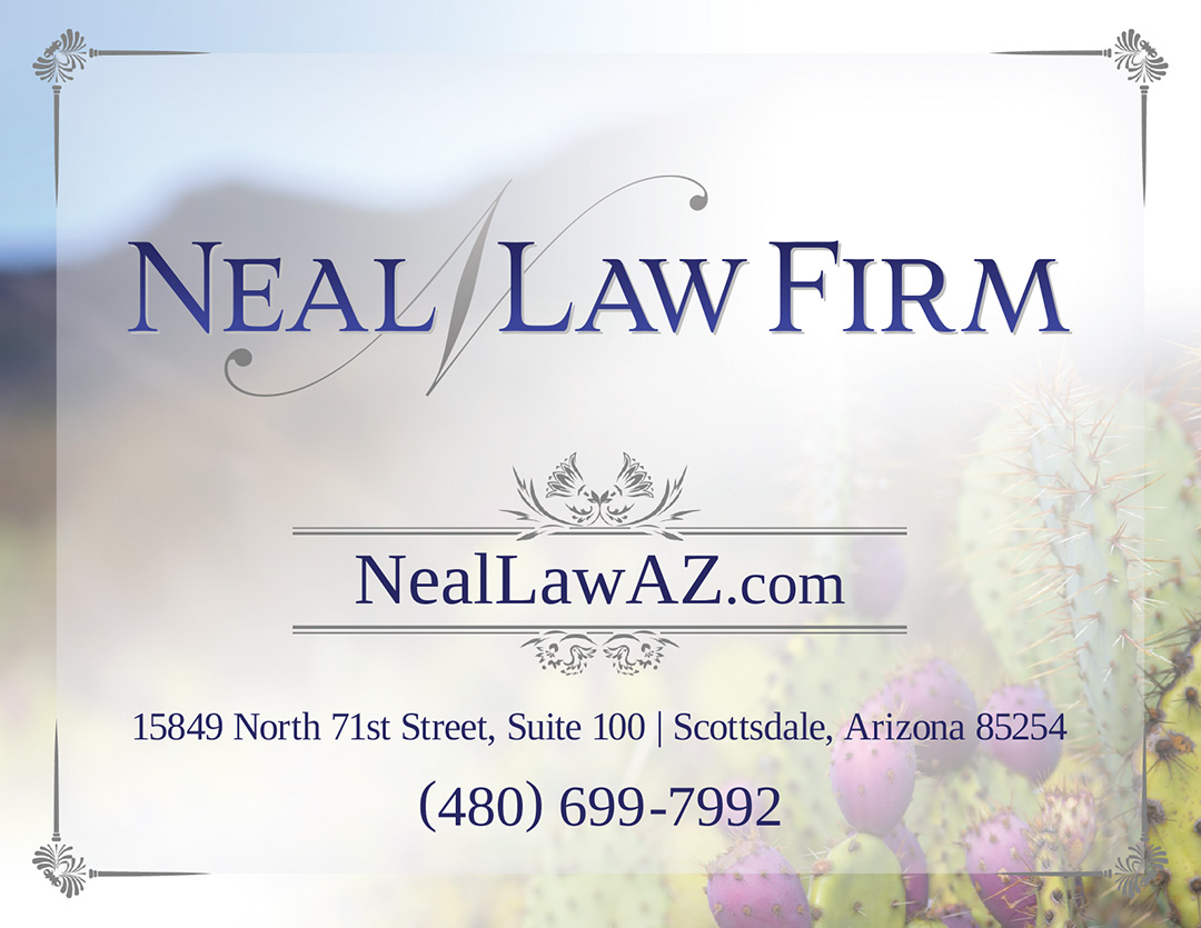 Postcard design for law firm in Scottsdale, Arizona