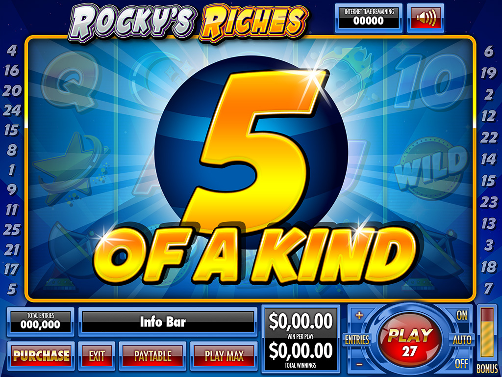 Rocky's Riches 5-Of-A-Kind