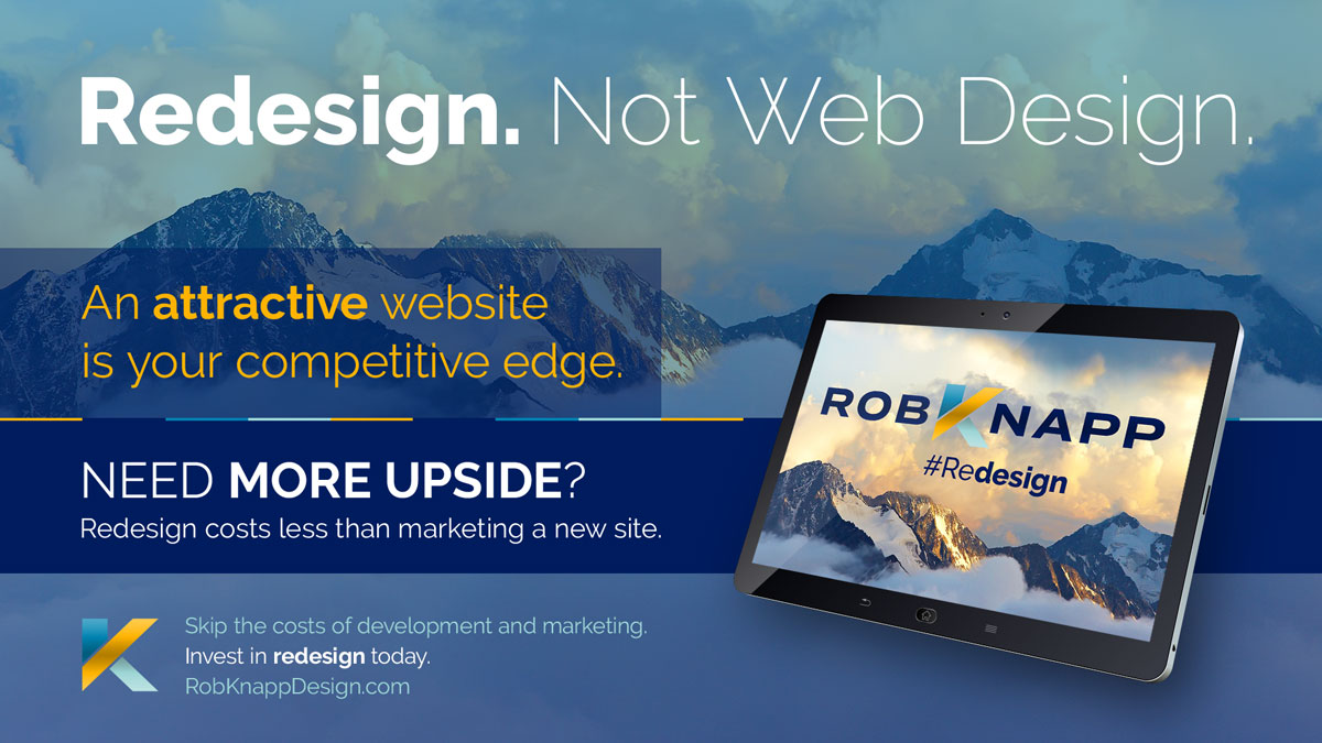 Redesign. Not Web Design.
