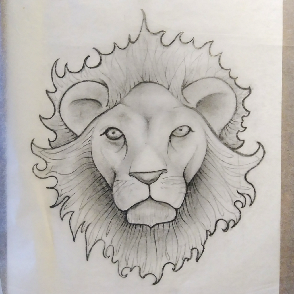 Lion Portrait | Medium: Pencil on heavy artist paper Canson … | Flickr