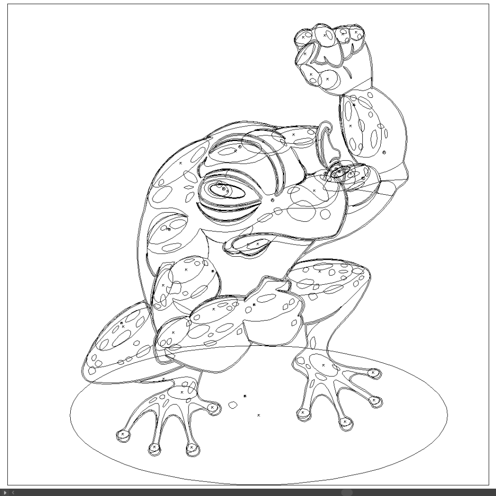 Fighting Frog Character Illustration - Rob Knapp Design