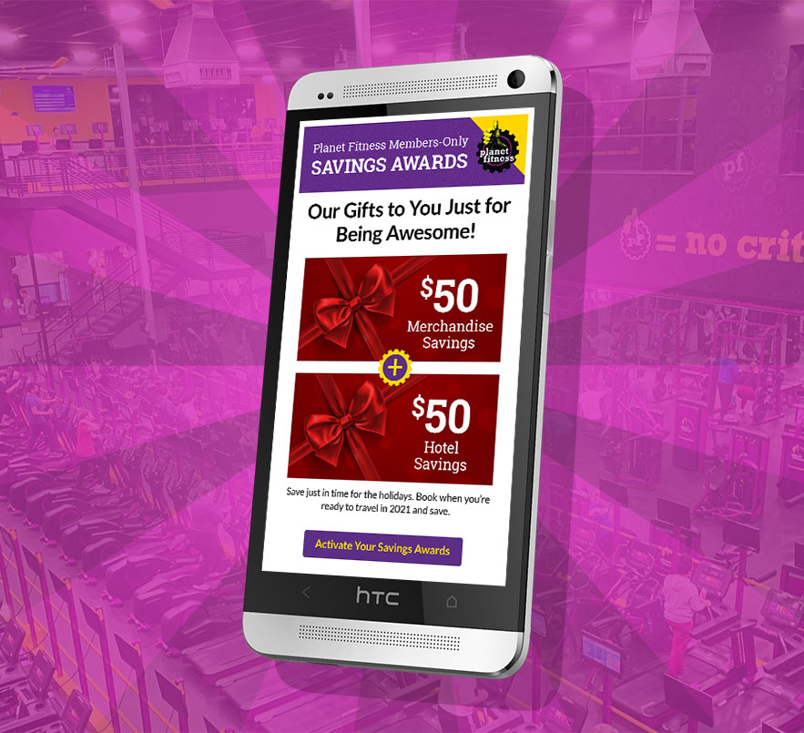 Mobile App  Planet Fitness