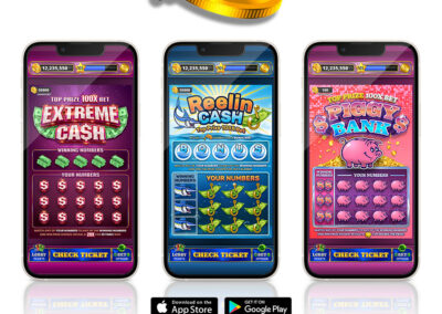 Lottery Scratchers mobile game design