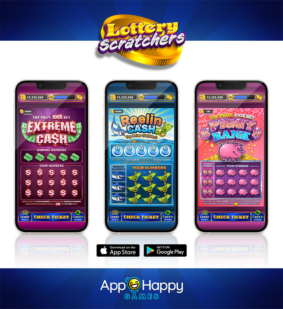 Lottery Scratchers mockups for iPhone 13