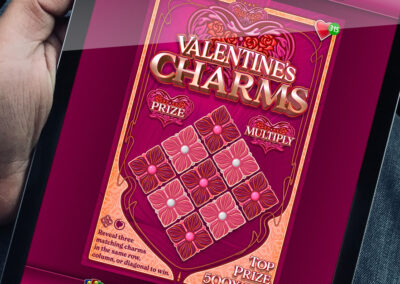 Valentines Charms UI game design